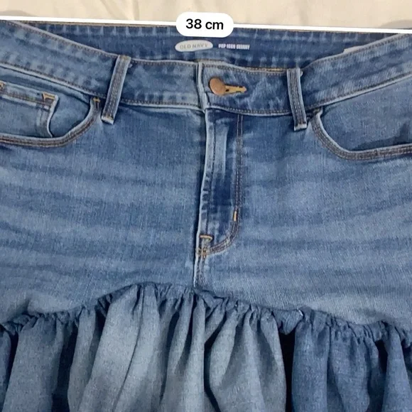 Denim Ruffle Skirt - Picture 5 of 5